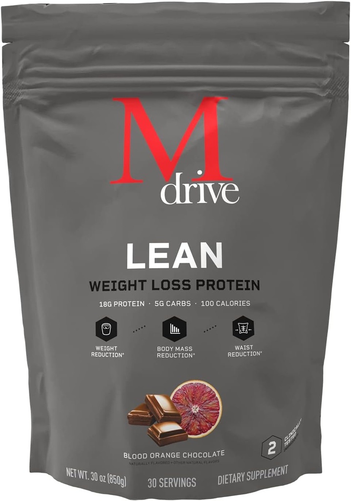 Mdrive Lean Protein Powder - Blood Orange Chocolate