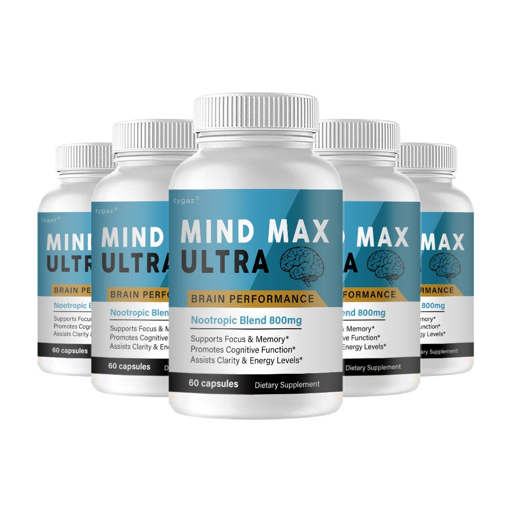 Mind Max Ultra - Nootropic Brain Supplement (5 Pack)