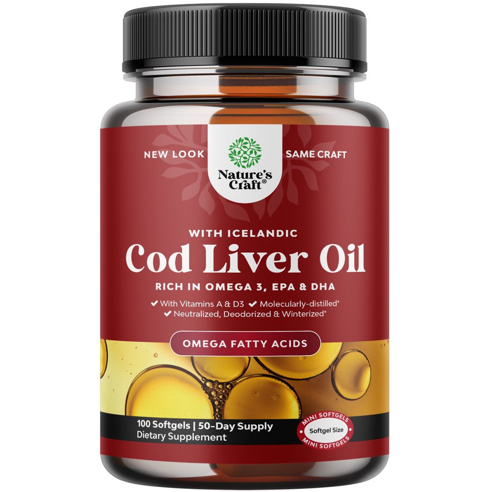 Icelandic Cod Liver Oil - Omega 3, D3 & EPA/DHA