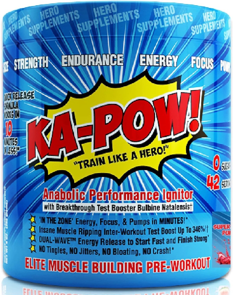 Kapow Pre Workout - Test Booster & Energy